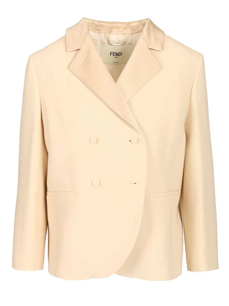 Fendi Wool Blazer - Rose