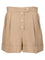 Valentino Garavani Linen And Viscose Shorts - Beige