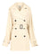 Toteme Washed Cotton Trench Coat - Beige