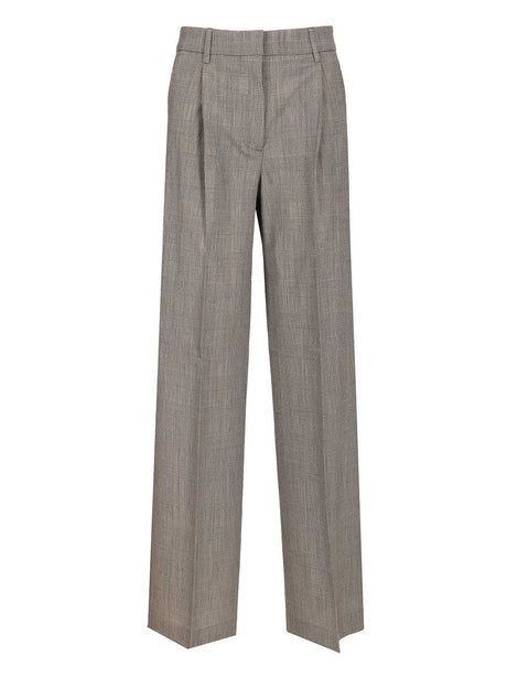 Golden Goose Oversized Prince Of Wales Trousers - Grey