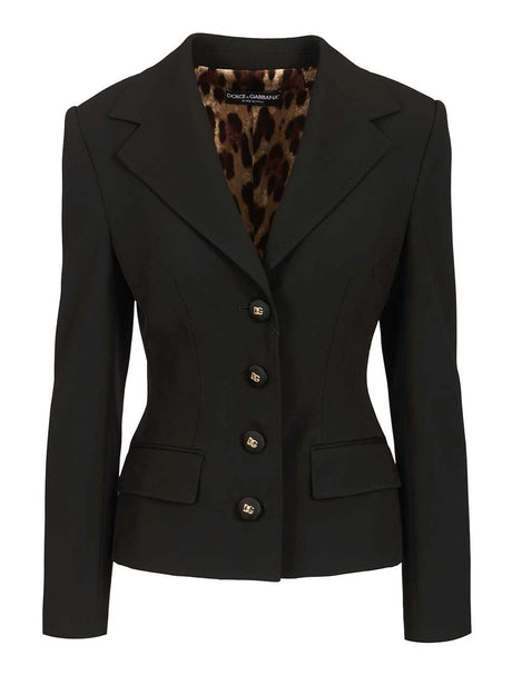 Dolce & Gabbana Wool Blazer - Black