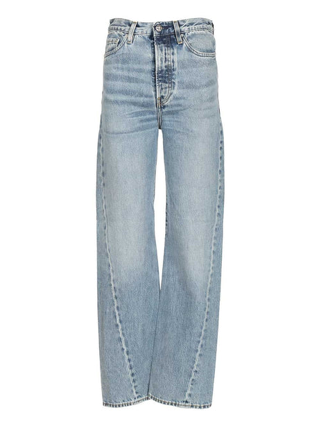 Toteme Jeans With Twisted Seams - Blue