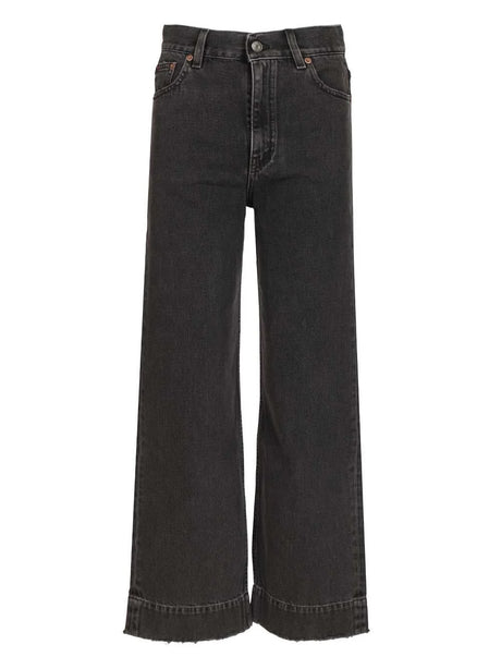Chloe' Cropped Jeans - Black