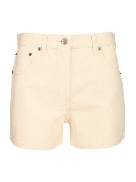 Valentino Garavani Denim Shorts - White
