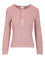 Chloe' Cotton Serafino Sweater - Rose