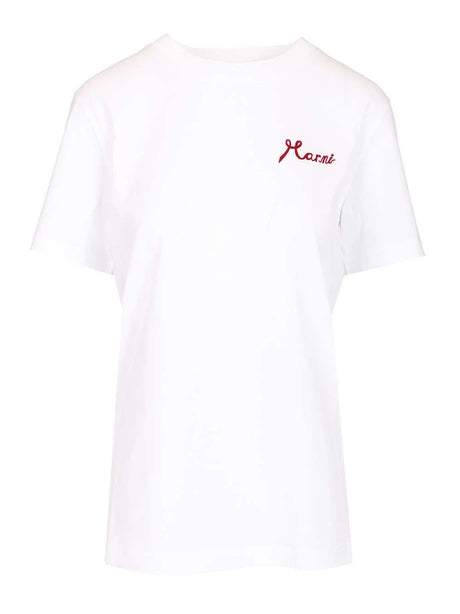Marni White Cotton T-Shirt