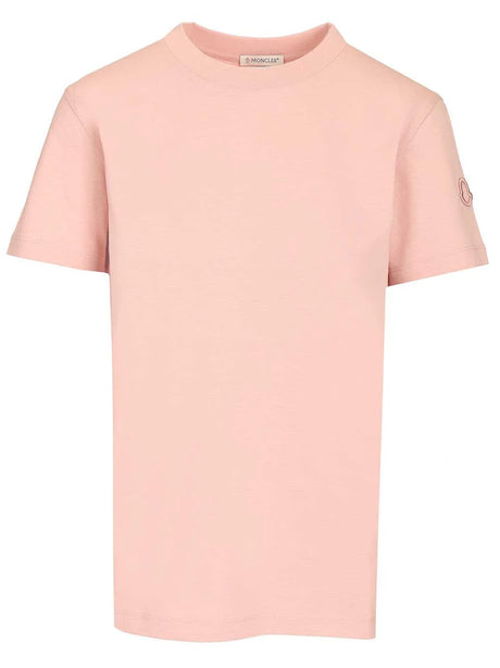 Moncler Cotton T-Shirt - Rose