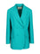Fendi Blazer In Grain De Poudre Wool - Sky Blue
