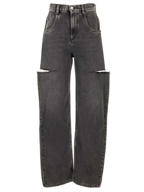 Maison Margiela Cut Out Jeans - Black