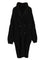 Toteme Double-Breasted Ribbed Wool Cardigan - Black