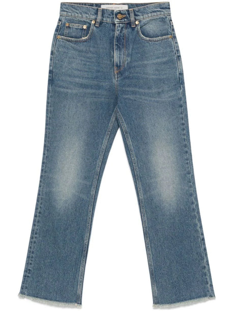 Golden Goose Cropped Flare Jeans - Blue