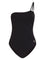Dolce & Gabbana One-Shoulder Swimsuit - Black