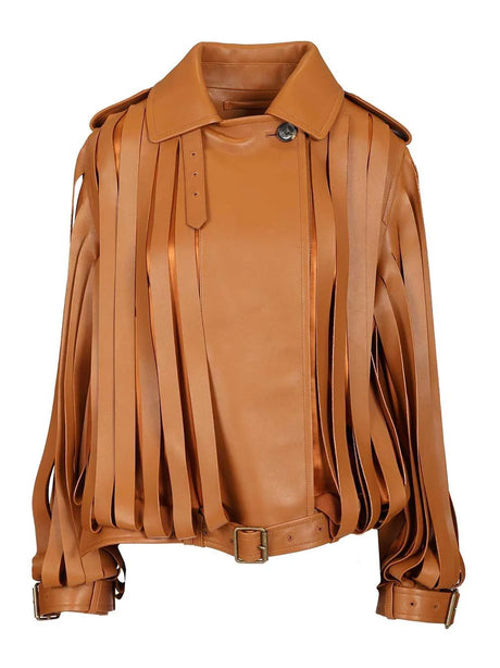 Loewe Lambskin Jacket - Brown