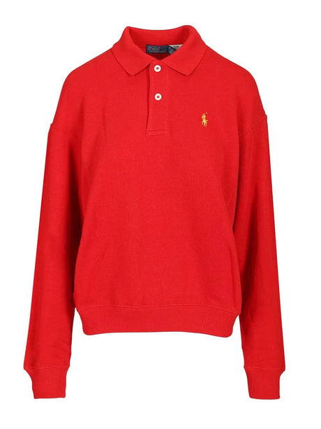 Polo Ralph Lauren Long Sleeve Polo - Red