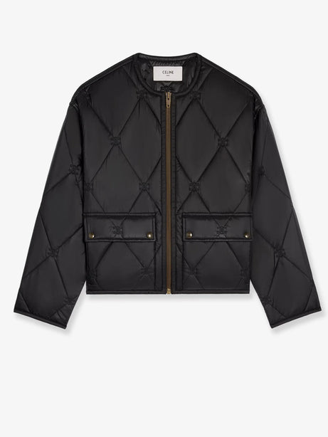Celine Triomphe quilted jacket - Black