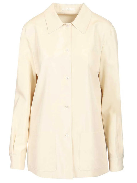 The Row Lucetta Silk Shirt - White