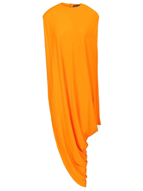 Tom Ford Top Impossible Asymmetric Cap - Orange