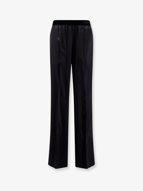 Tom Ford Pyjamas stretch satin trousers - Black