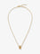 Bottega Veneta Silver necklace with Intreccio pendant - White