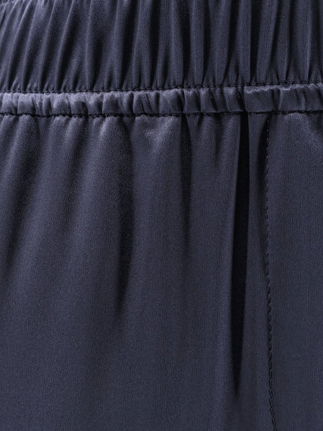 Brunello Cucinelli Silk trousers - Night Sky