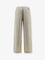 Miu Miu Striped cotton pajama pants - Crema