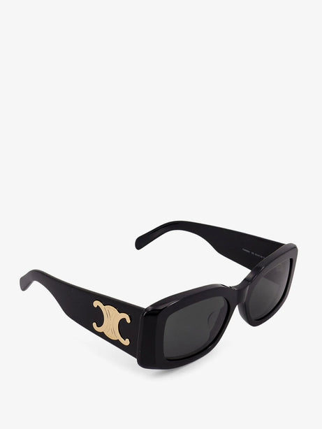 Celine Triomphe XL 01 acetate sunglasses - Black / Gold