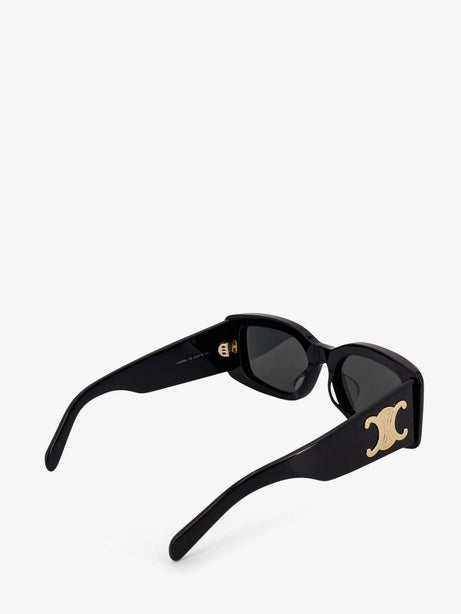 Celine Triomphe XL 01 acetate sunglasses - Black / Gold