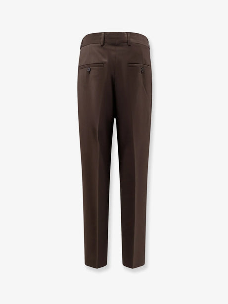 Toteme Wool trousers with pinces - Pepper