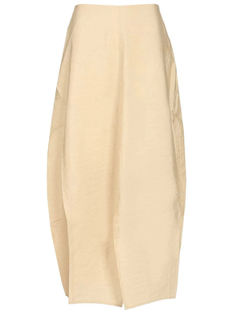 Toteme Silk Parachute Skirt - Beige