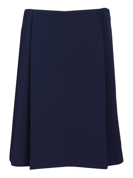 Miu Miu Technical Jersey Skirt - Blue