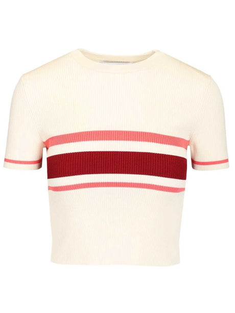 Self-Portrait Knit Top - White