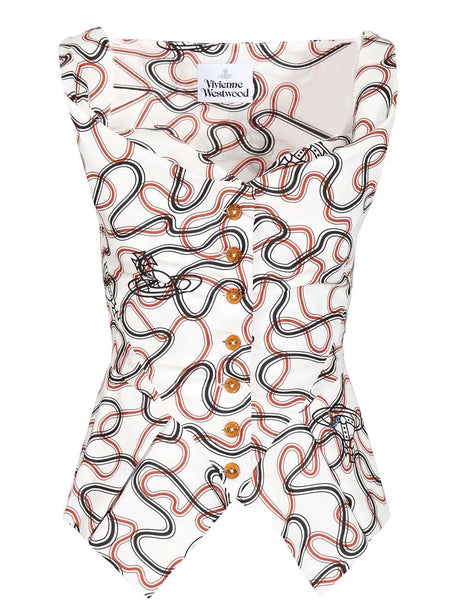 Vivienne Westwood Sleeveless Top Monday - White