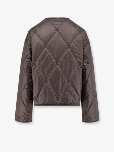 Celine Triomphe quilted jacket - Dark Kaki