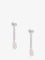 Self Portrait Brass Earrings - Silver