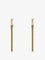Saint Laurent Cassandre metal earrings - Dore