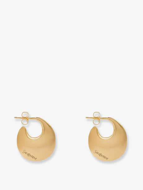 Saint Laurent Brass earrings with gold finishes - Dore