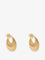 Saint Laurent Brass earrings with gold finishes - Dore