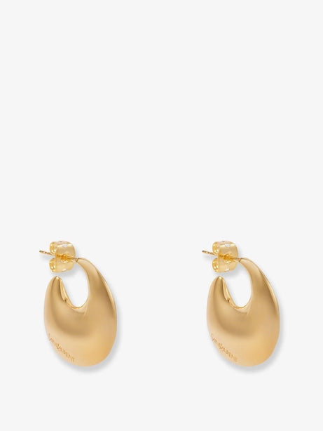 Saint Laurent Brass earrings with gold finishes - Dore