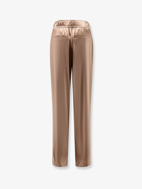 Brunello Cucinelli Silk trousers - Pralines