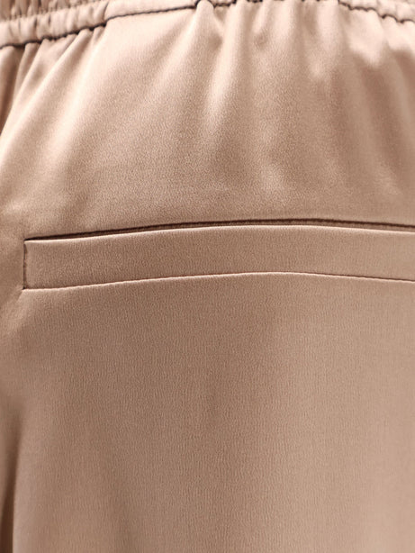 Brunello Cucinelli Silk trousers - Pralines