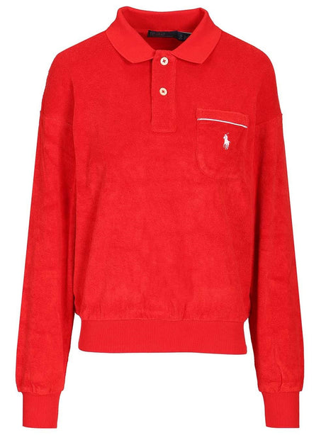 Polo Ralph Lauren Long Sleeve Polo - Red