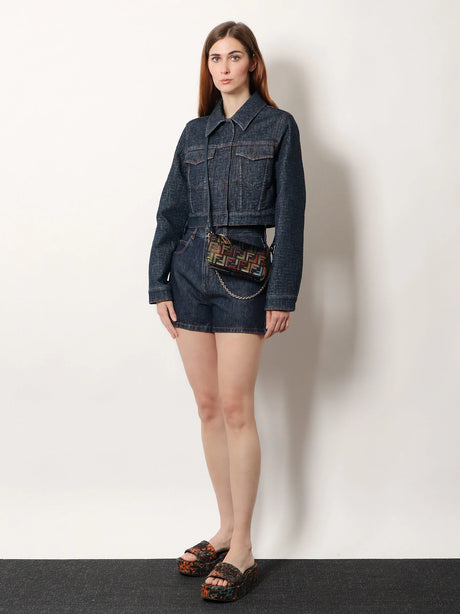 Fendi Denim shorts - Blueberry 26