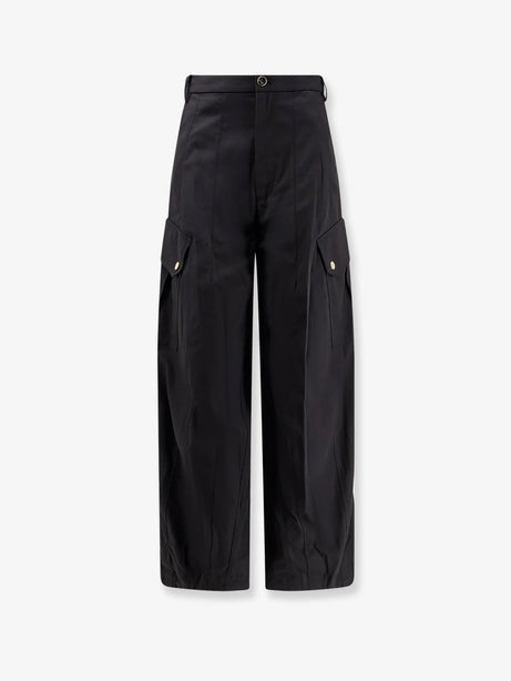 Pinko Rosalin cotton trousers - Nero