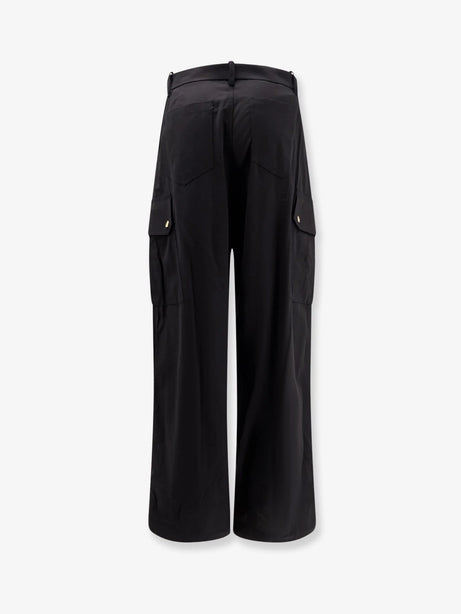 Pinko Rosalin cotton trousers - Nero