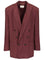 Saint Laurent Double-Breasted Jacket - Bordeaux