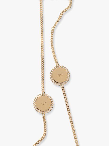 Celine Medaille sautoir metal necklace - Argento