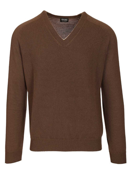 Zegna Oasi Cashmere Sweater - Brown