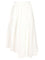 Self-Portrait Poplin Midi Skirt - White