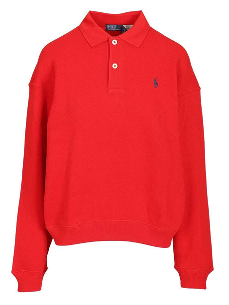 Polo Ralph Lauren Long Sleeve Polo - Red