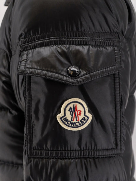 Moncler Glesse hooded down jacket - Nero